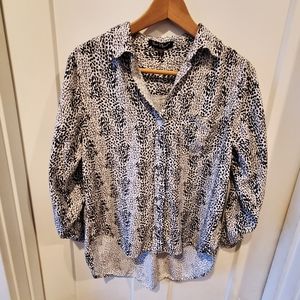 Woman's 3/4 buttom sleeve women's  blouse size Small